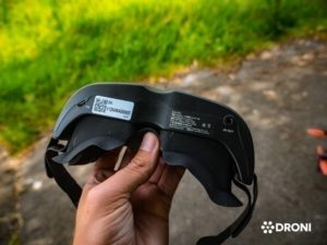 Ehang Ghostdrone 2.0 recenze fpv brýle spodní strana