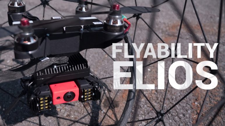 FlyAbility Elios - dron v kleci